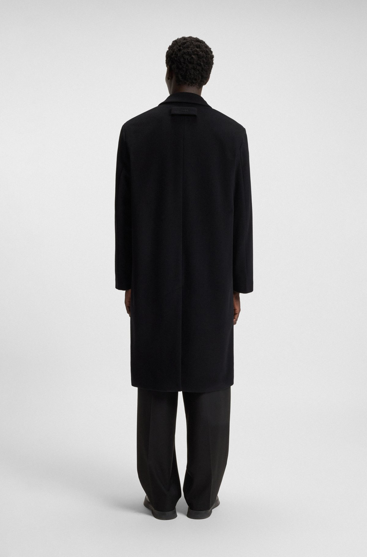 REGULAR-FIT COAT IN A WOOL BLEND - 5