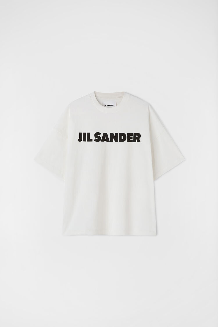 Jil Sander logo-print long-sleeve Top | White | FARFETCH