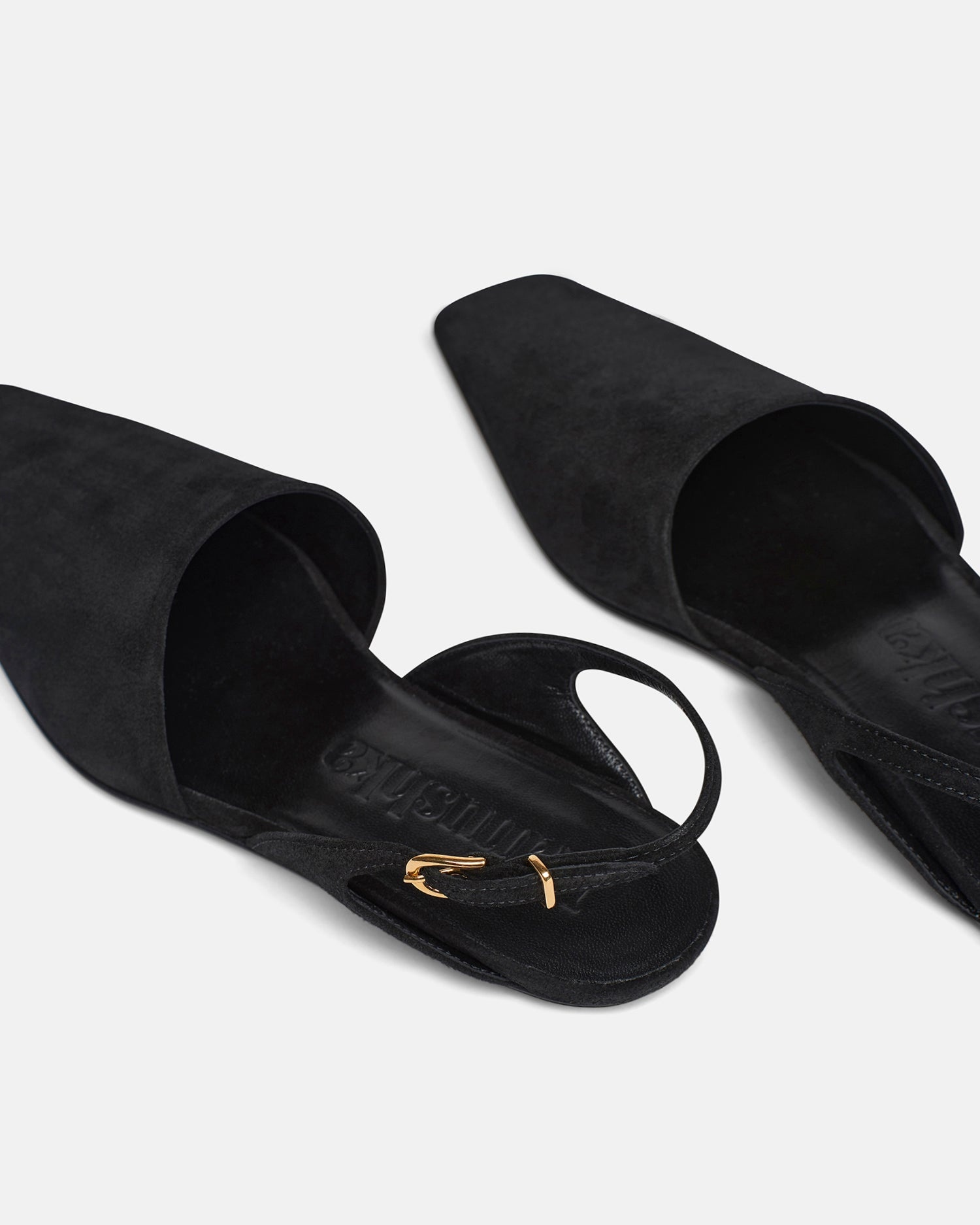 Leather Point-Toe Flats - 3