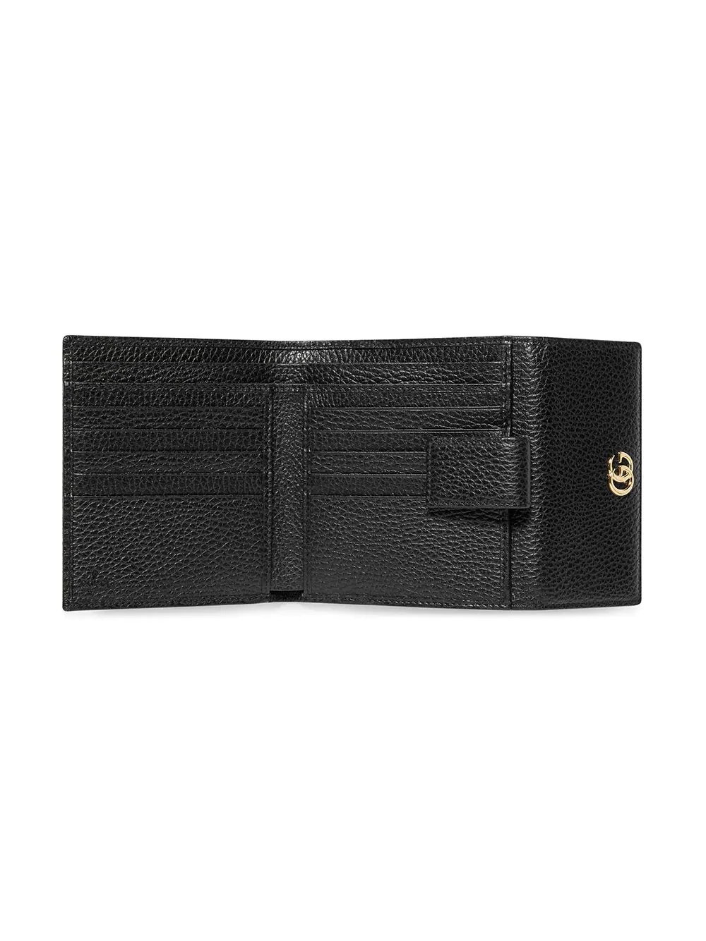 Leather french flap wallet - 4