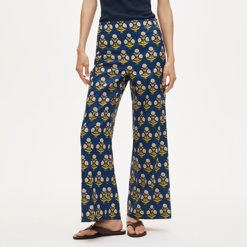 Rori pant in marigold block print 3