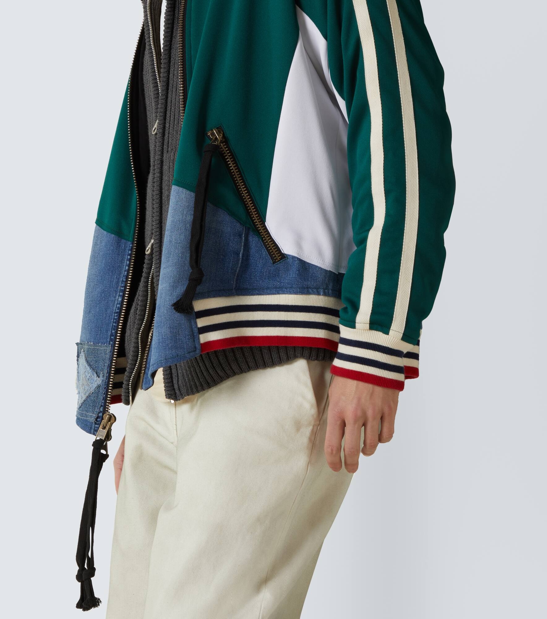 Denim track jacket - 6