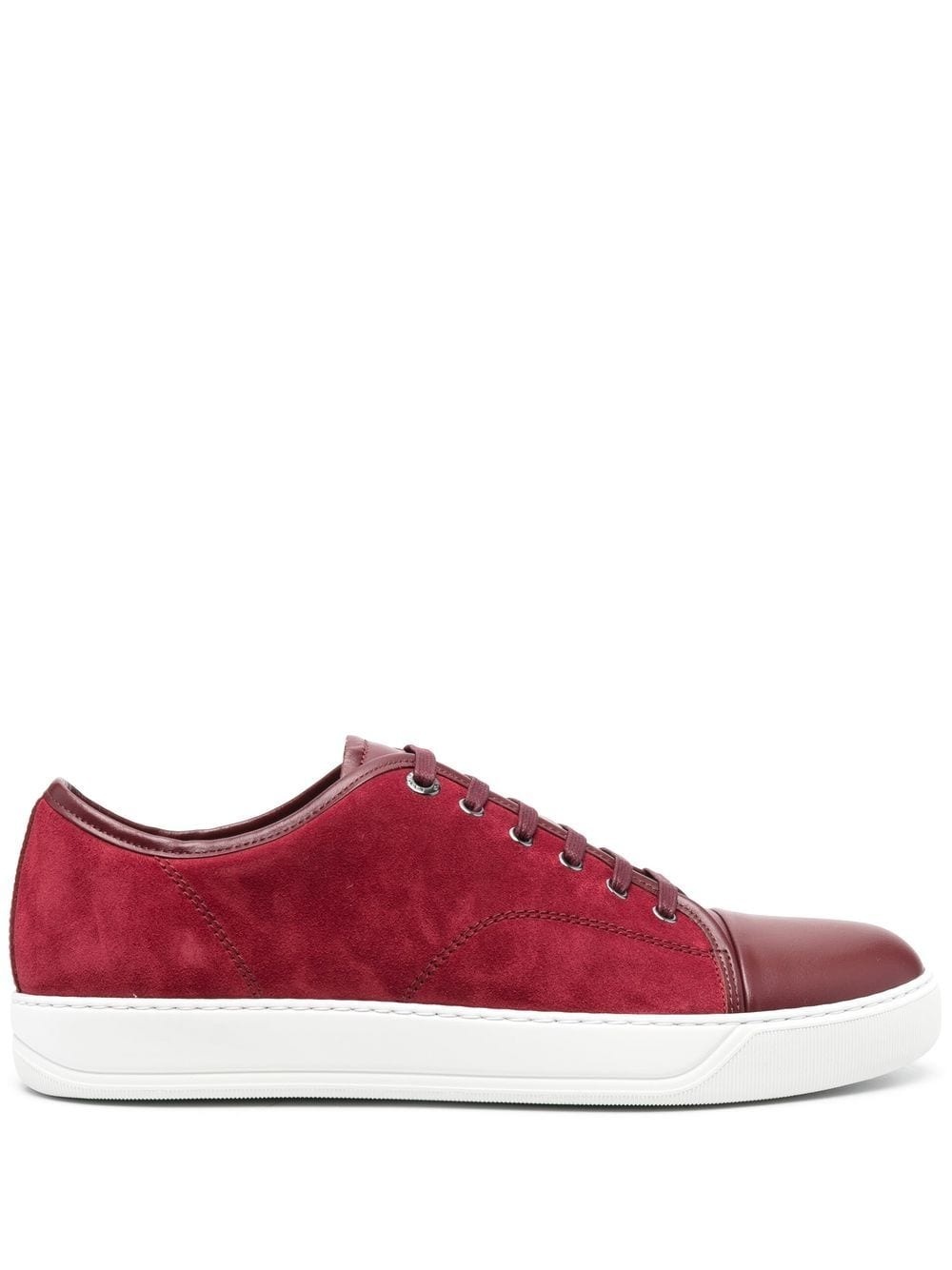 DBB1 panelled leather low-top sneakers - 1