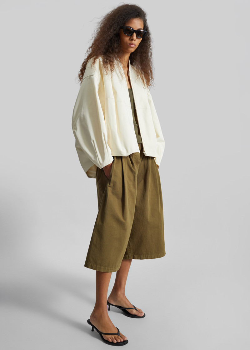 Marslev Cocoon Jacket - Cream 7