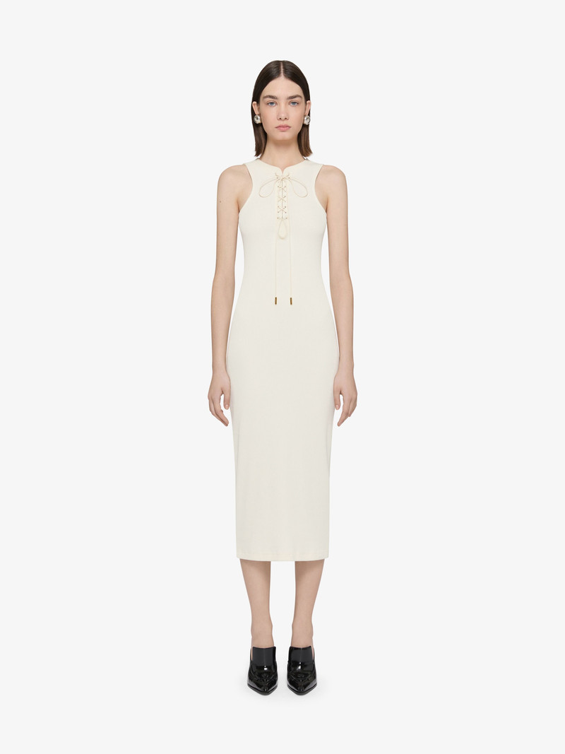 Givenchy TANK DRESS IN COTTON WITH LACES outlook