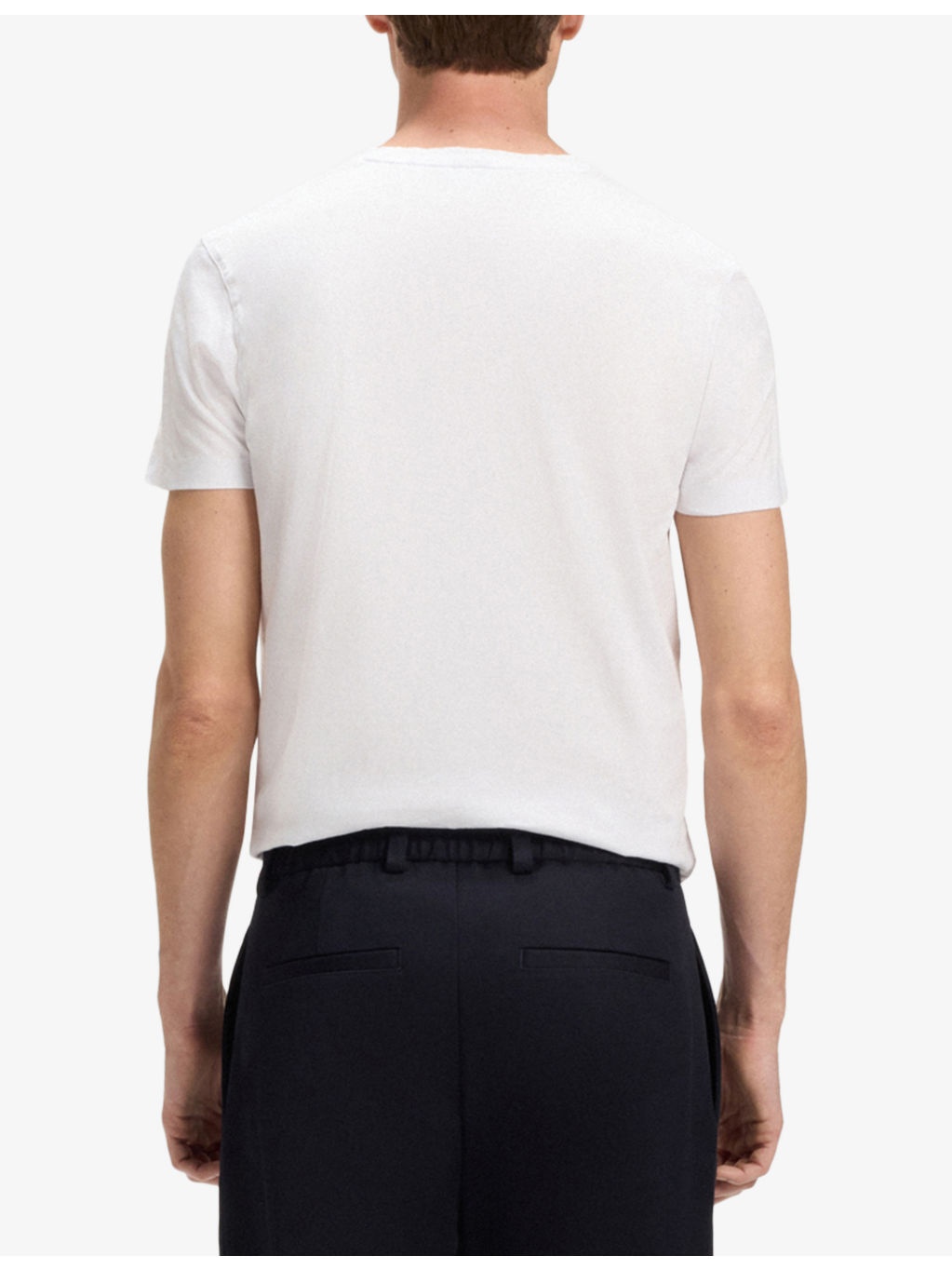 Beckham X BOSS Crewneck Short-Sleeve Cotton T-Shirt - 4