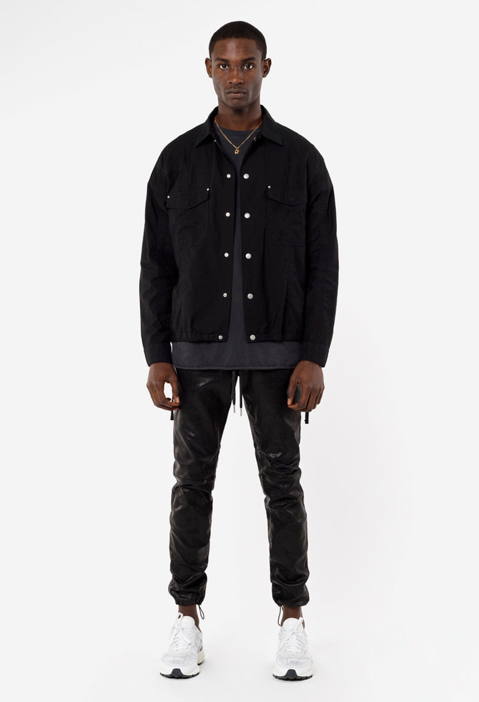 LEATHER ESCOBAR PANTS - 4