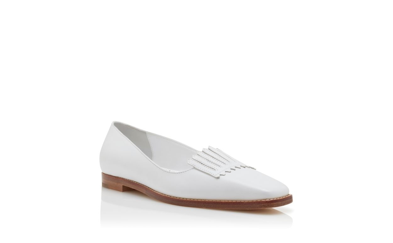 White Calf Leather Loafers - 3