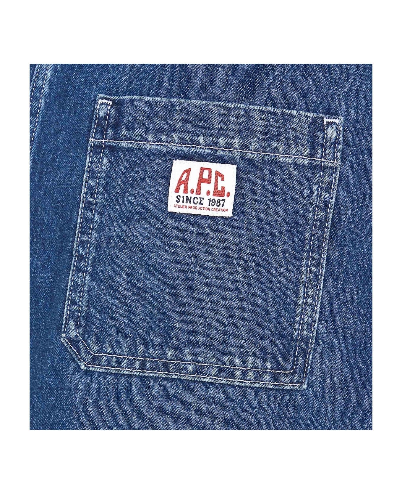 スカート A.P.C. JUPE CHRISTIE SKIRT Christie skirt | Organic stonewashed indigo denim | A.P.C.