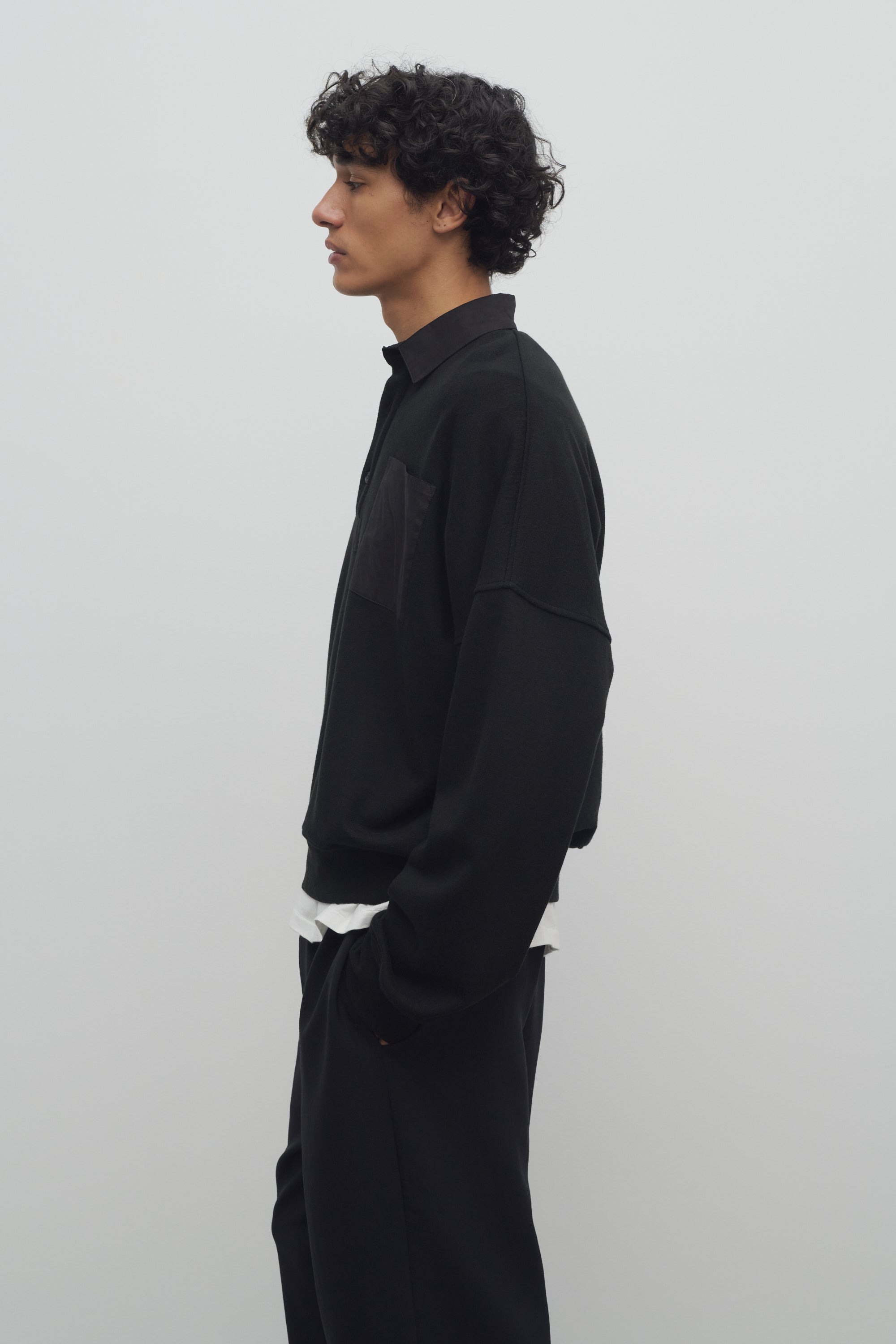Dende Top in Cotton and Cashmere - 4