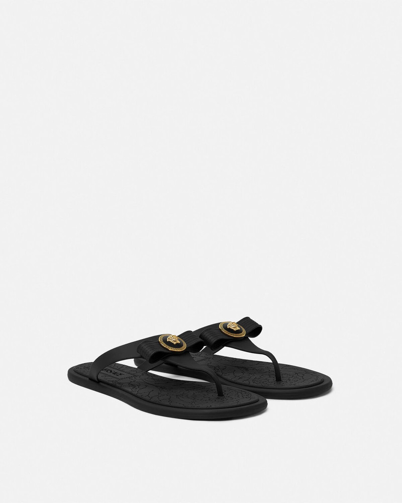 VERSACE Gianni Ribbon Sandals outlook