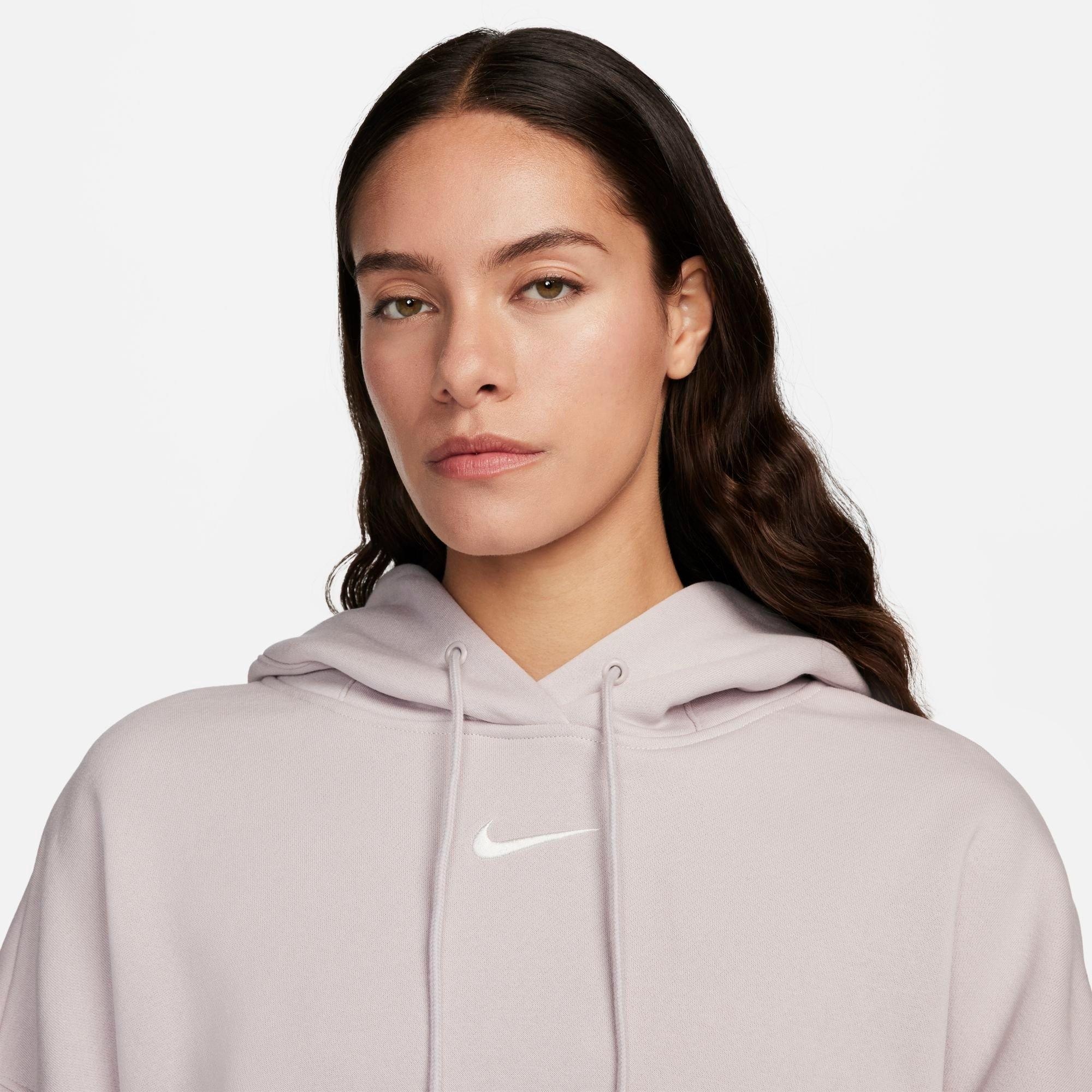 WOMEN'S NIKE SPORTSWEAR PHOENIX FLEECE OVERSIZED PULLOVER HOODIE - 5