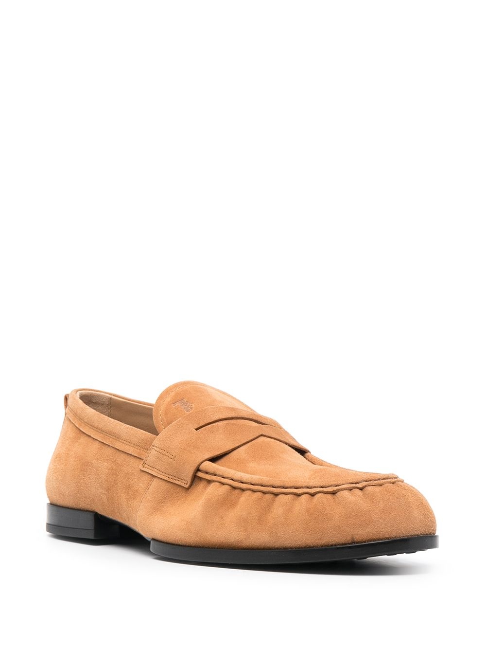 penny slot suede loafers - 2