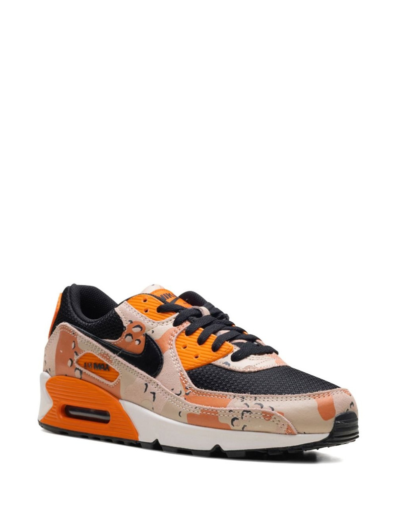 Nike Air Max 90 Premium "Bio Beige/Safety Orange/Phantom/Black" sneakers outlook