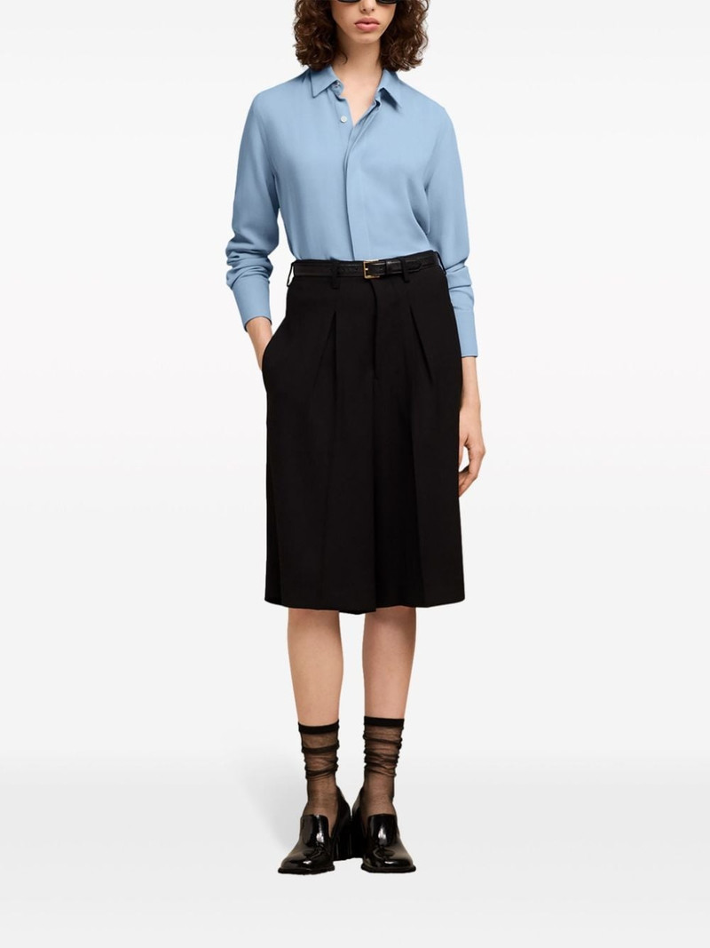 AMI Paris virgin wool-blend shirt outlook