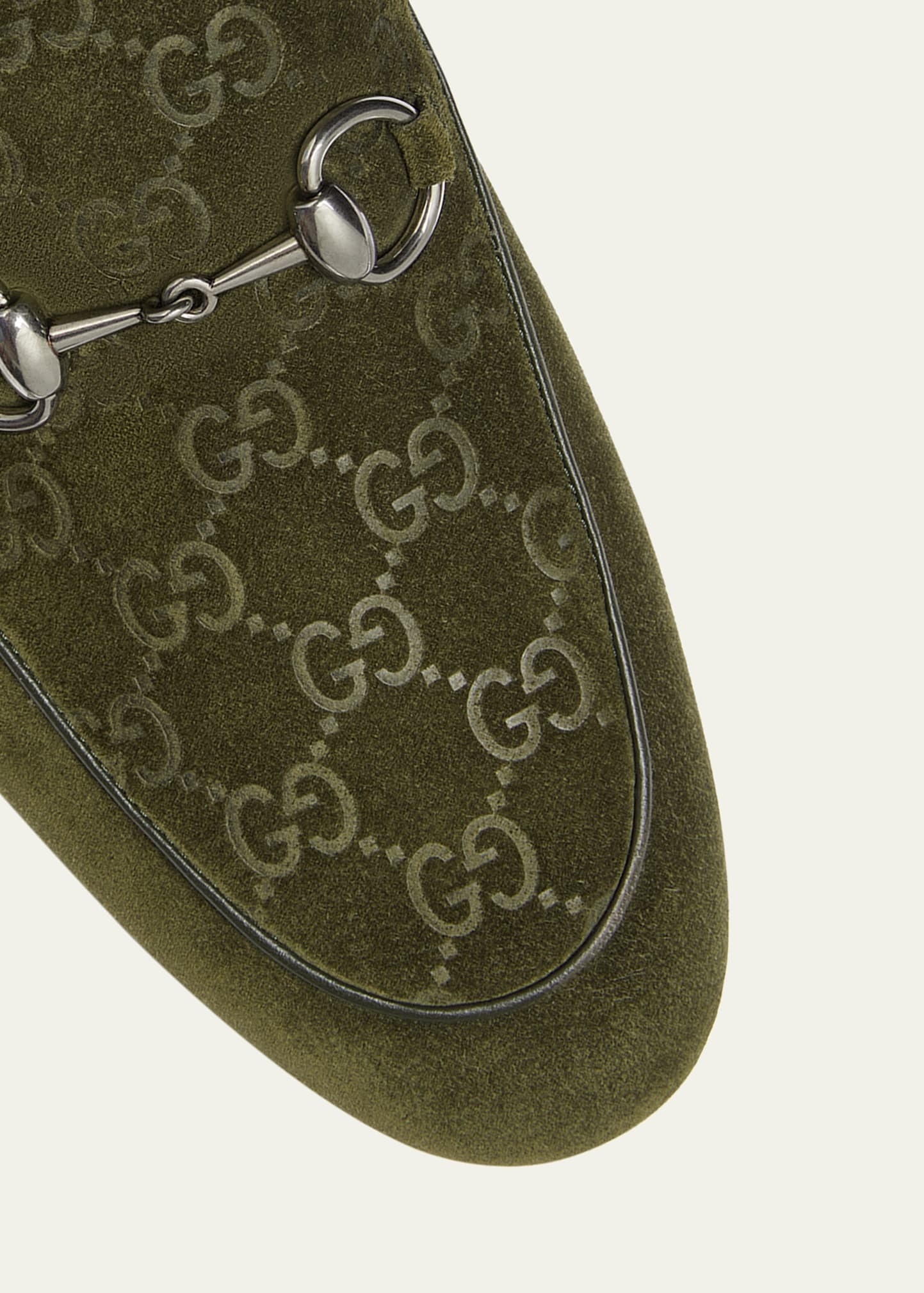 Men's Jordy Guccissima Suede Loafers - 3