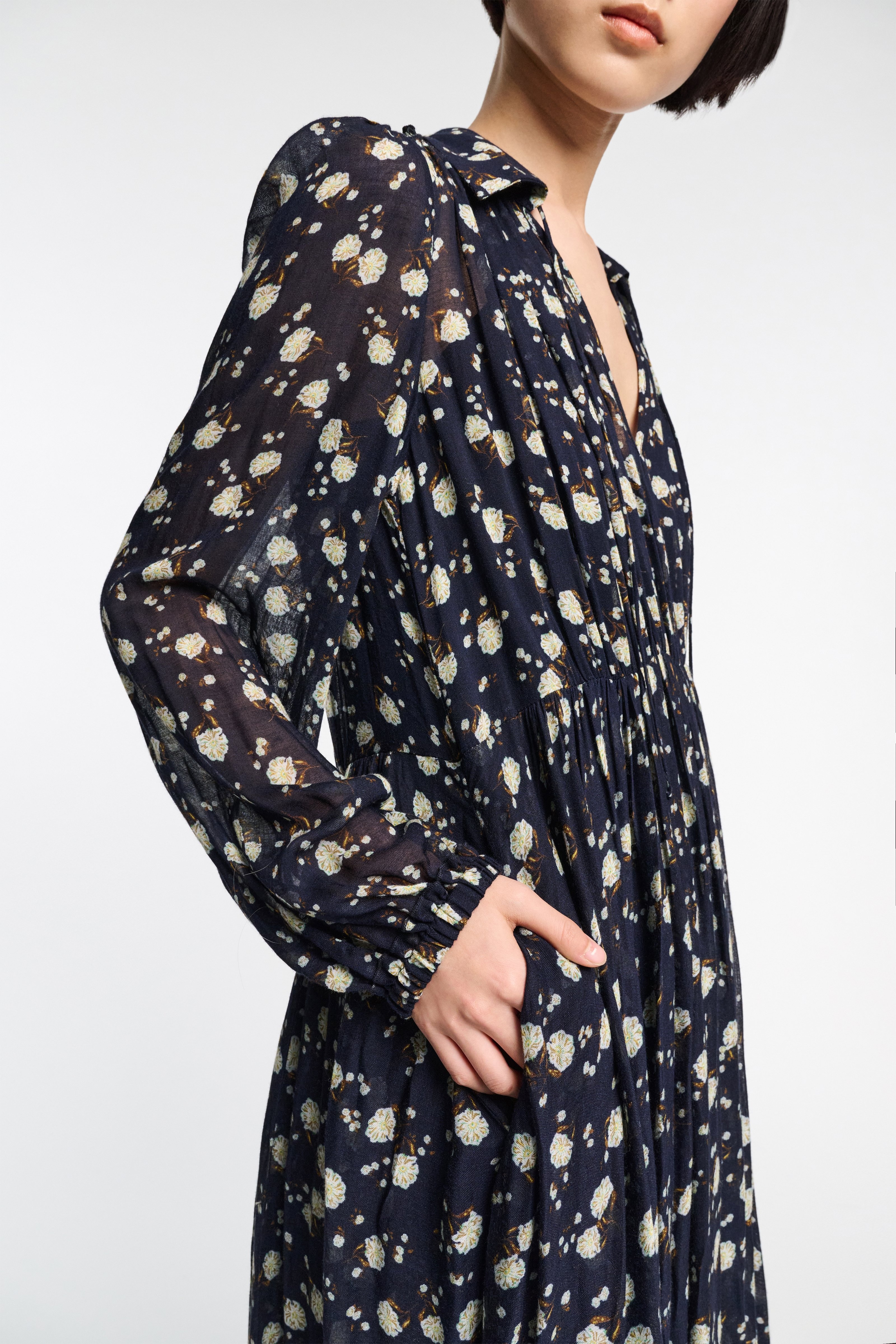 FLORAL VOLUMES dress - 5