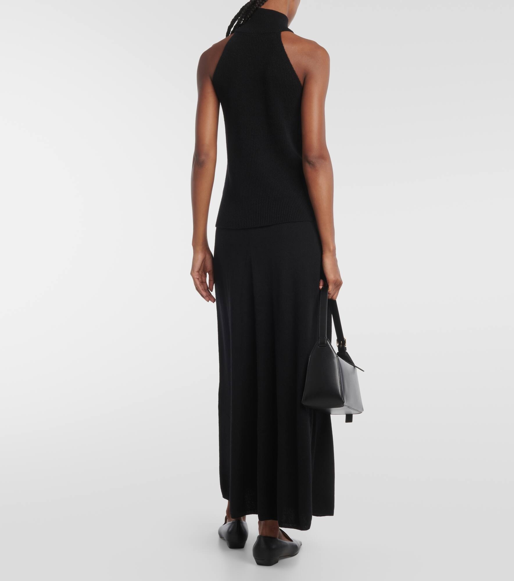 Freya turtleneck cashmere tank top - 3