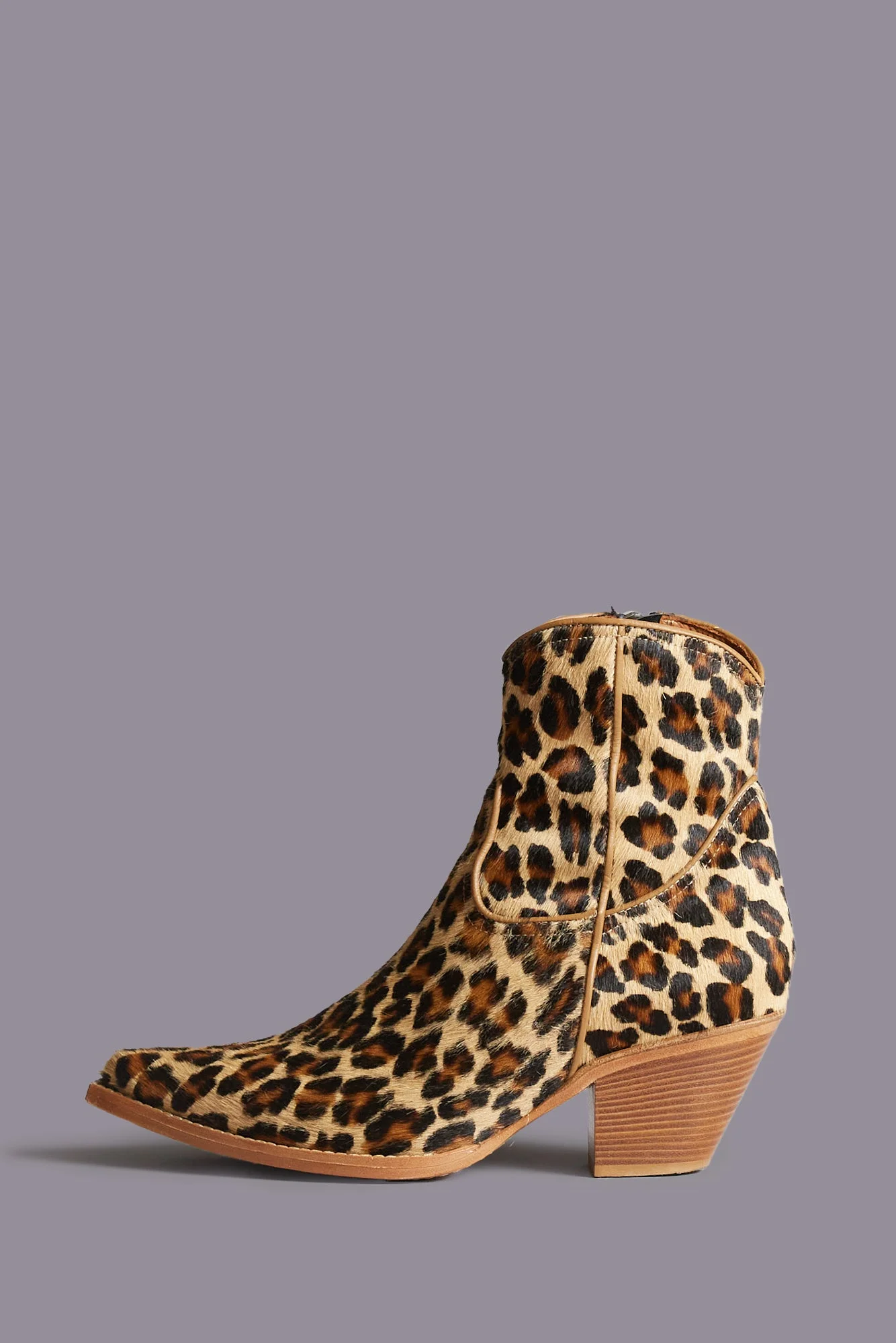 SKINNY ANKLE COWBOY BOOT - LEOPARD - 1