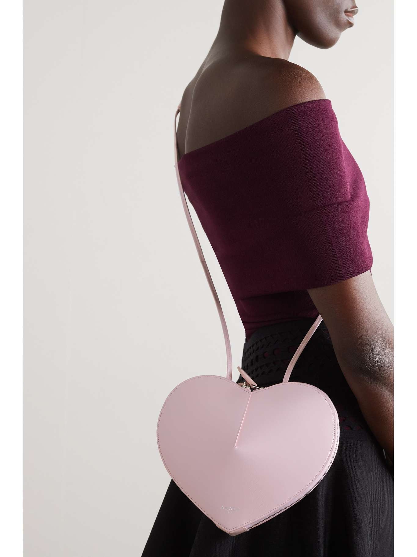 Le Coeur heart-shaped leather shoulder bag - 2