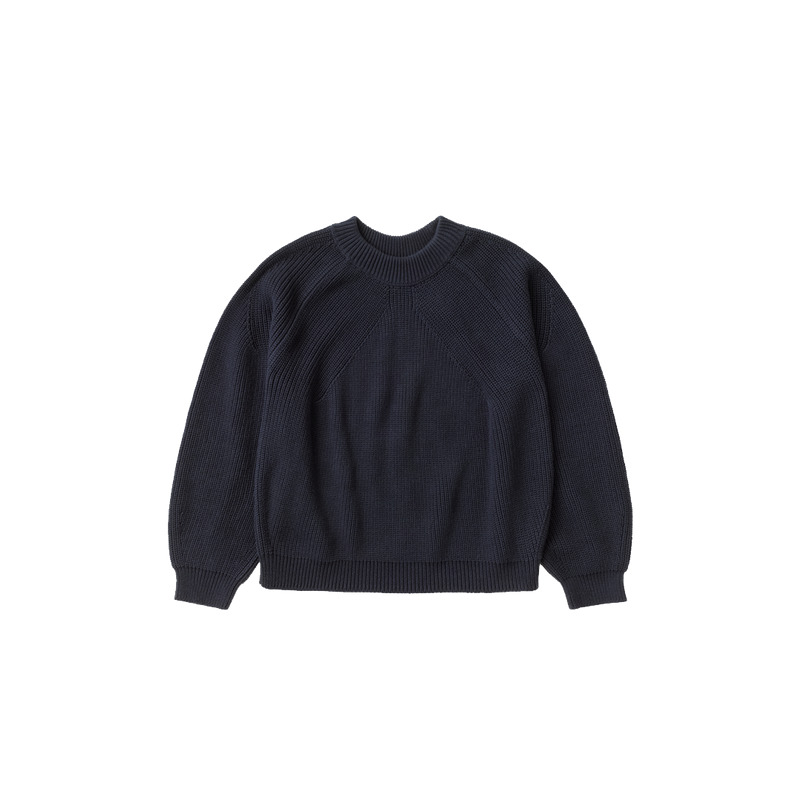 Fia Ribbed Sweater Navy - 4