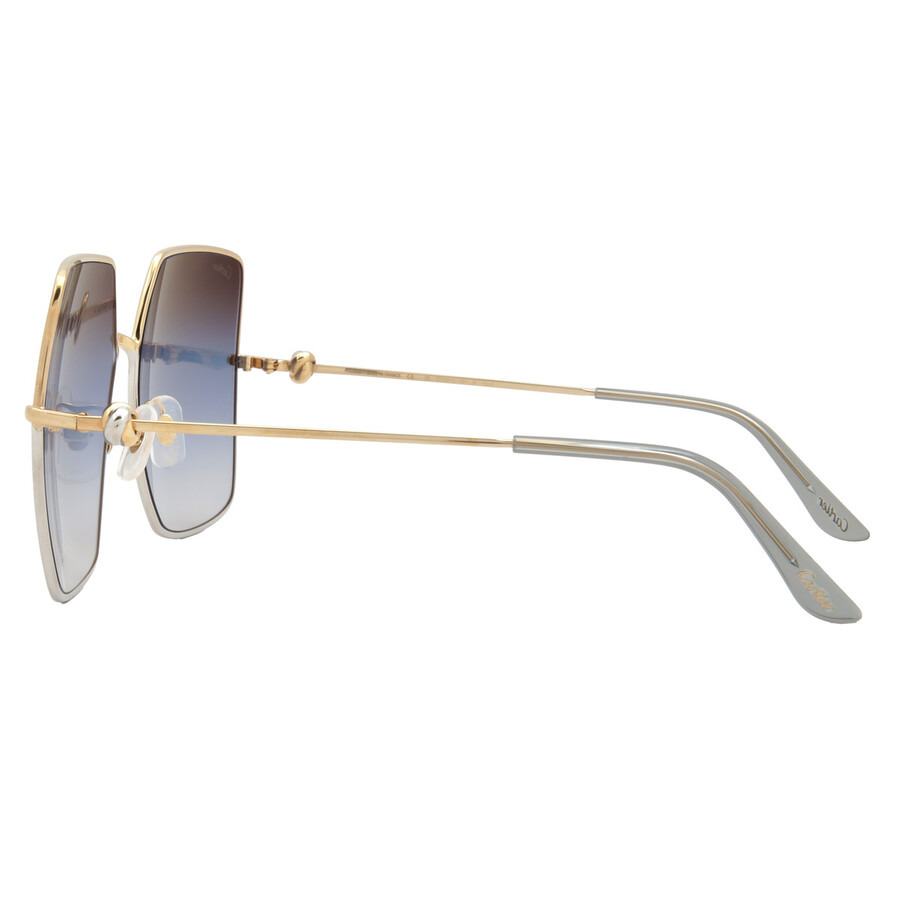 Cartier Trinity de Cartier Grey Gradient Multi Treatment Square Ladies Sunglasses CT0361S 001 61 - 3