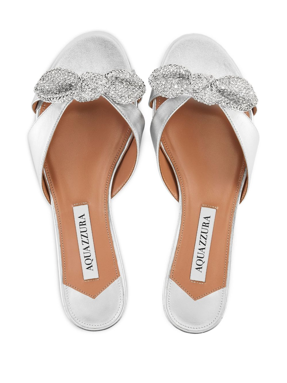 Very Bow Tie Crystal sandals - 3