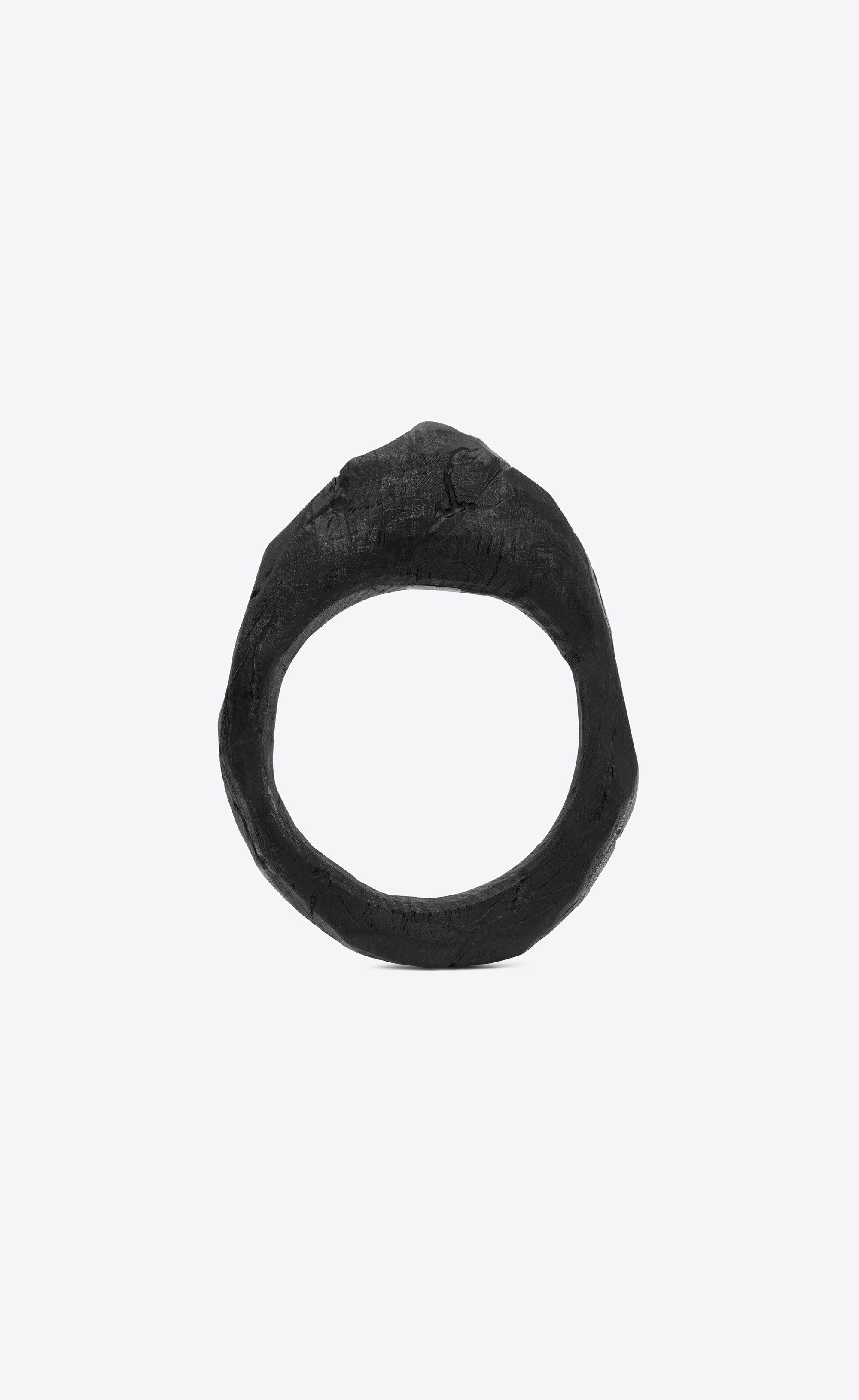 scratch volcanic bangle in wood - 1