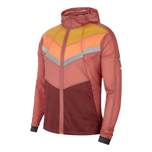 Nike Casual Sports hooded Storm Jacket Red CU5739-652 - 1