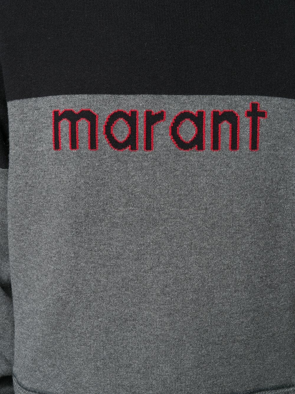 embroidered logo knit jumper - 5