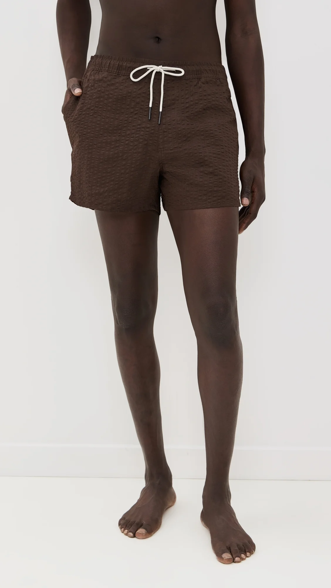 Espresso Calo Swim Shorts 4" - 1