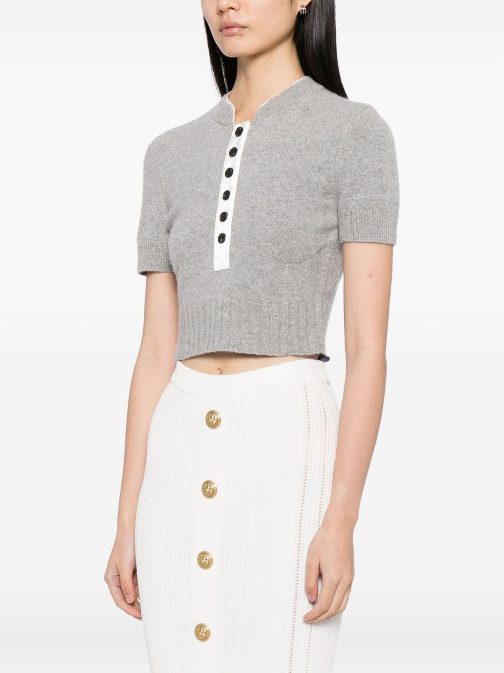 ribbed knit top - 3