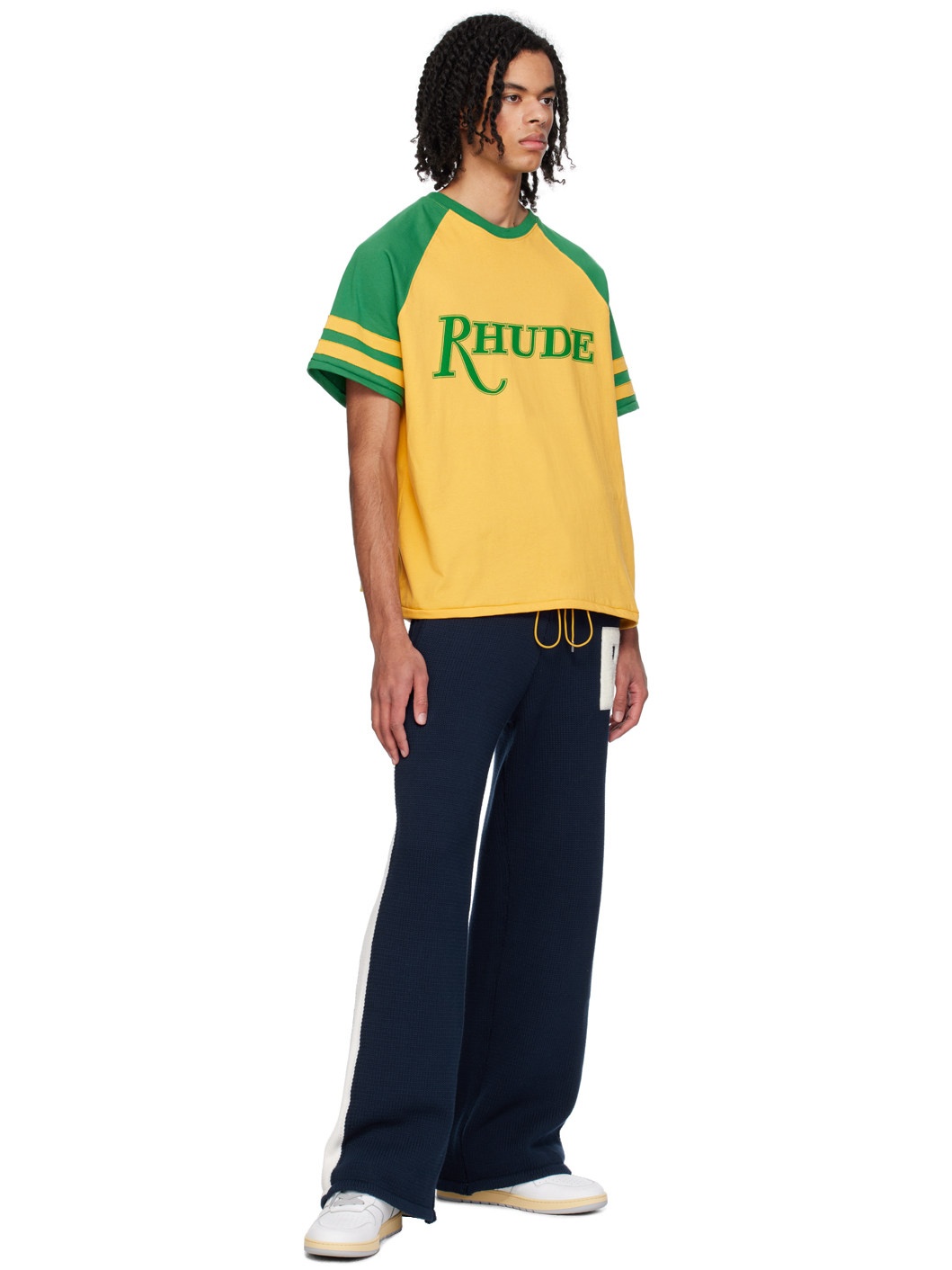 ☆夏におすすめ！☆ RHUDE LOVERS SHORT SLEEVE T-SHIRT Rhude Men's Lovers Short Sleeve T-Shirt in White Rhude