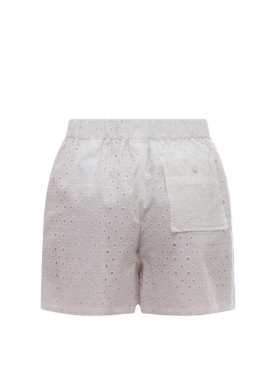 KENZO Embroidered cotton shorts outlook