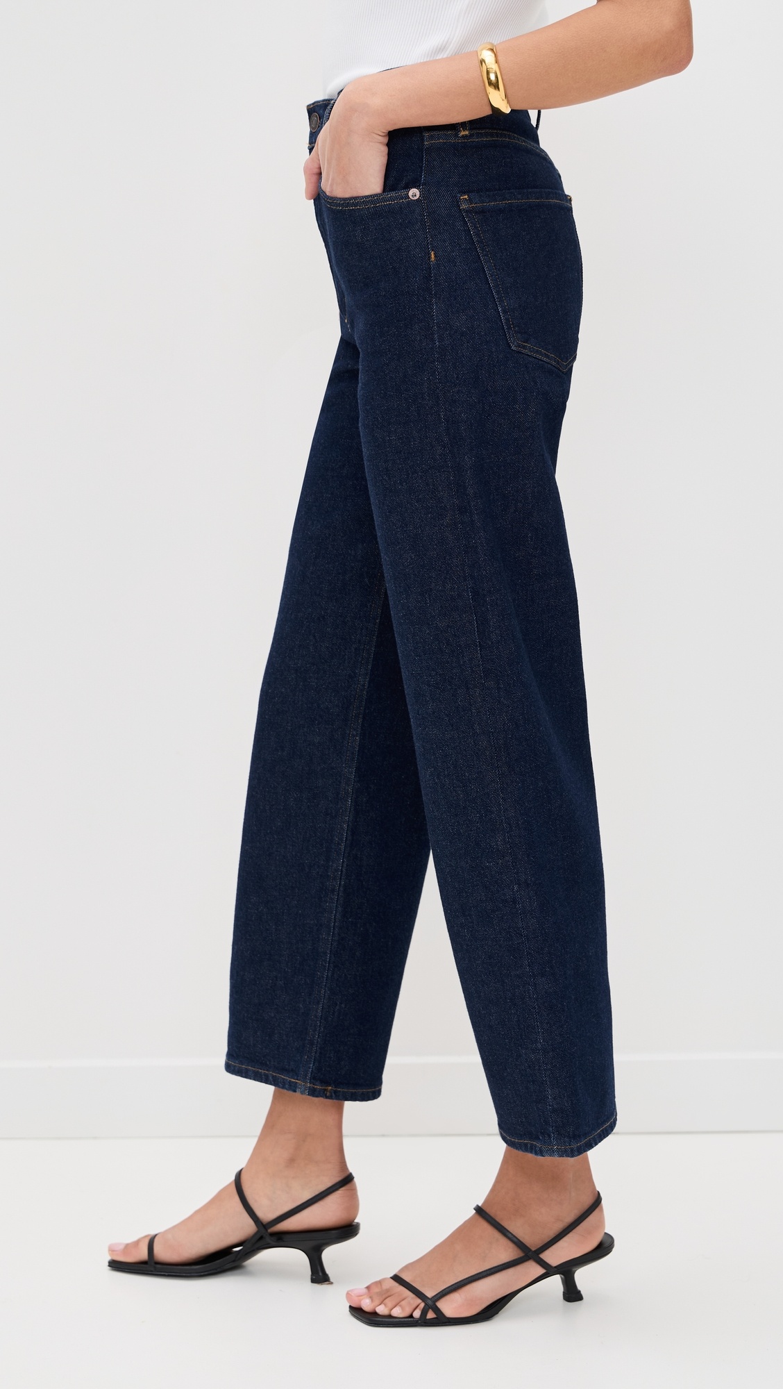 High Rise Wide Leg Ren Jeans - 3