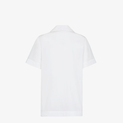 FENDI White cotton shirt outlook