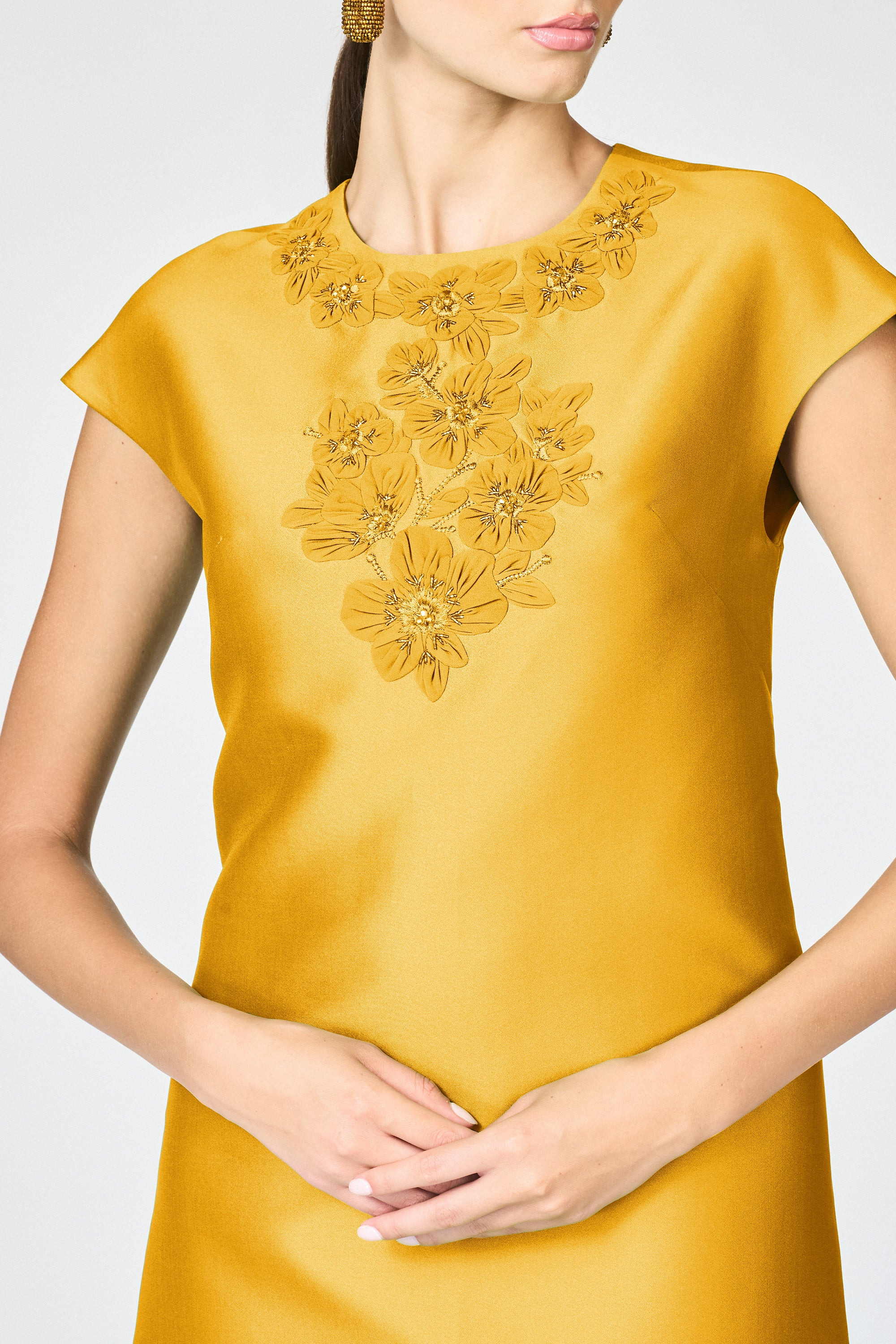 GWENDOLYN GOWN - SAFFRON - 3