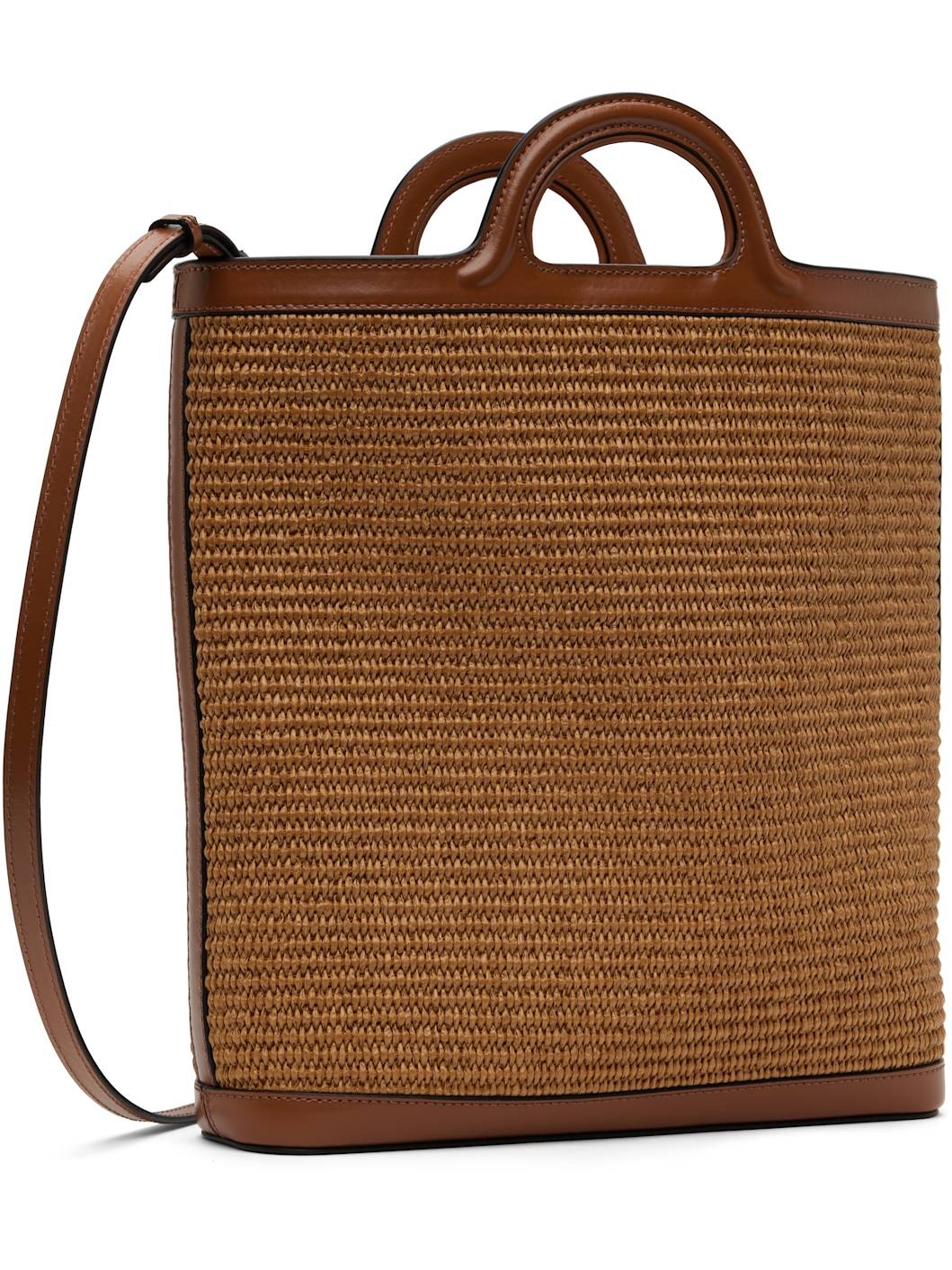 Brown Tropicalia Tote - 3