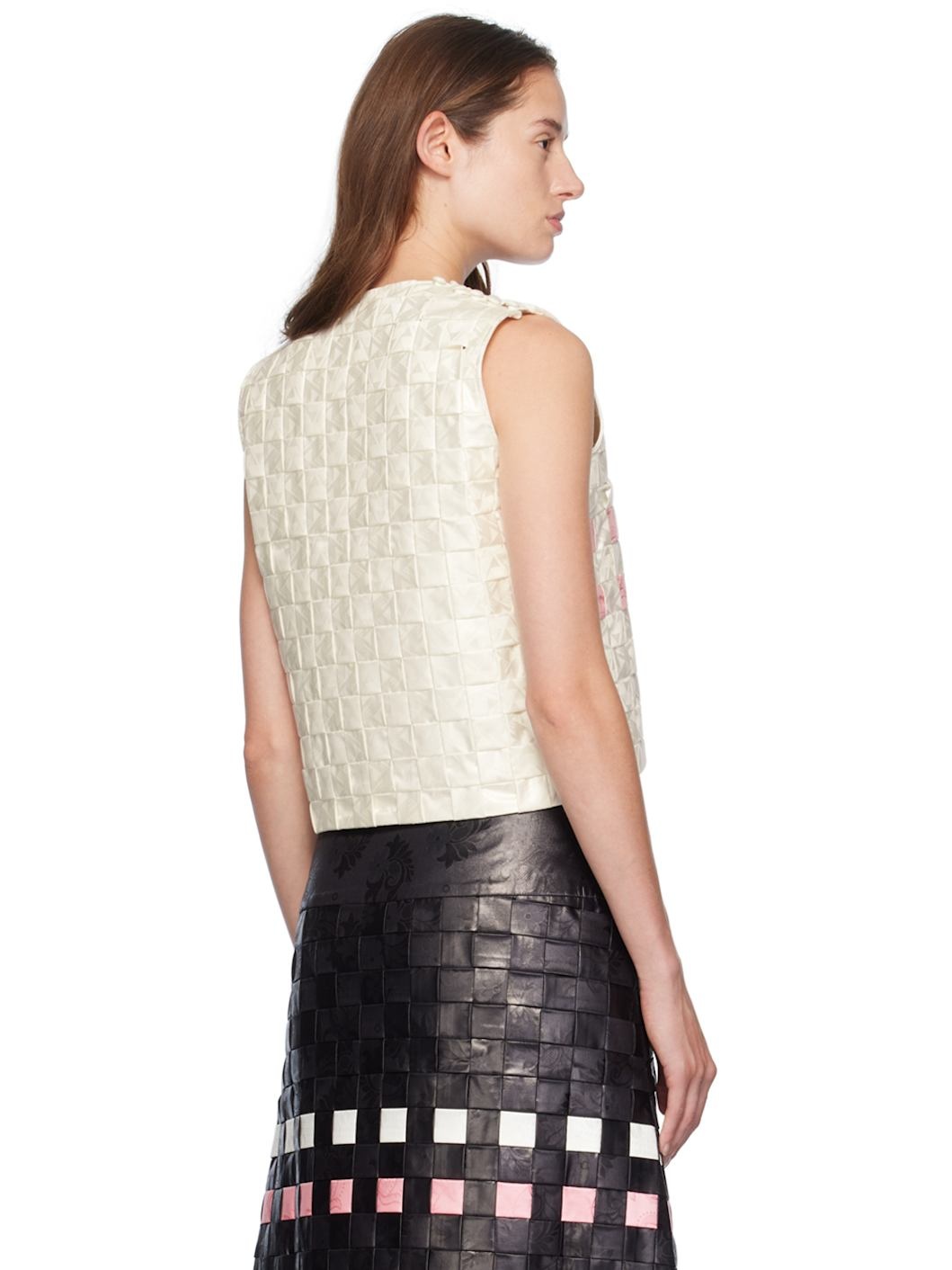 Off-White Laila Multiweave Tank Top - 3