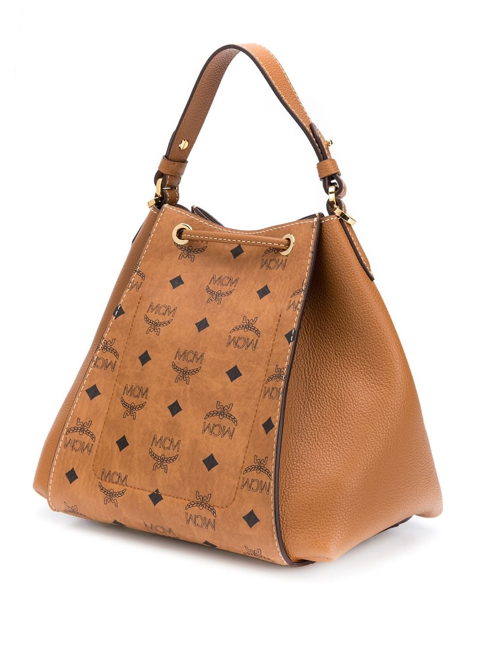 Luisa Visetos-print bucket bag - 3