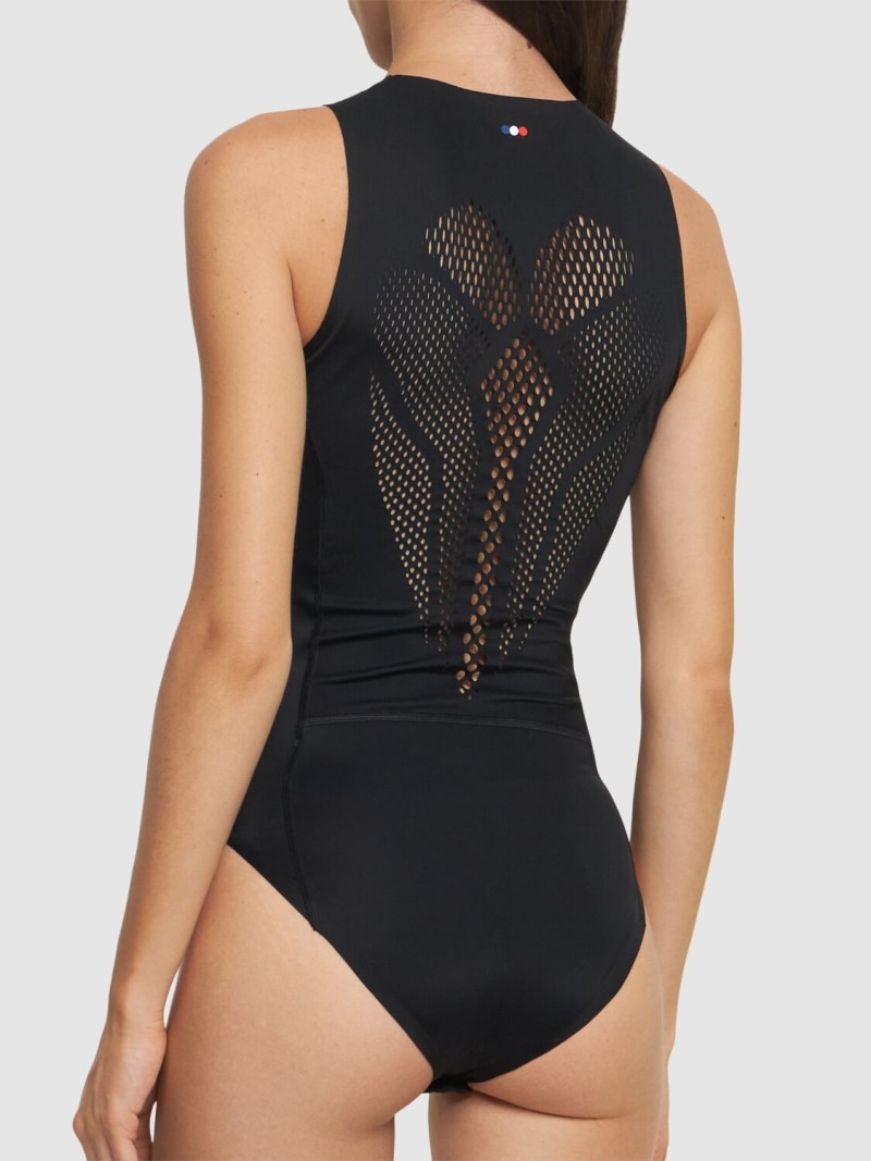 Logo one piece bodysuit - 3