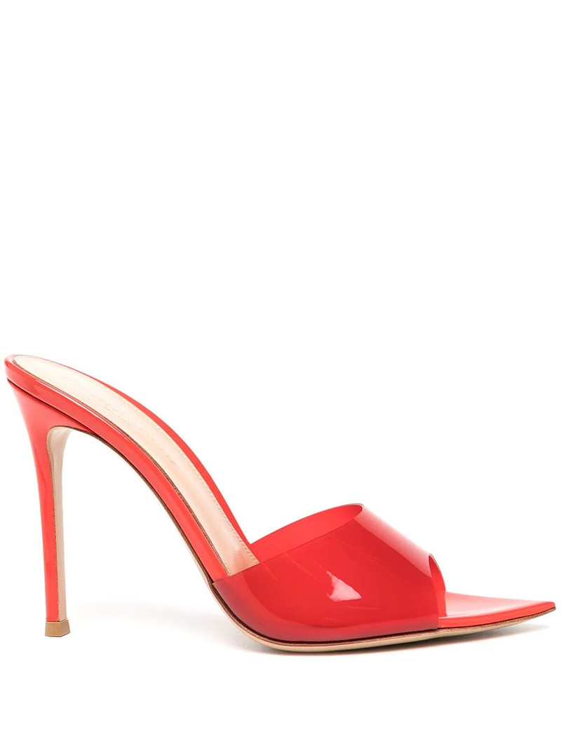 Elle transparent-strap sandals 1
