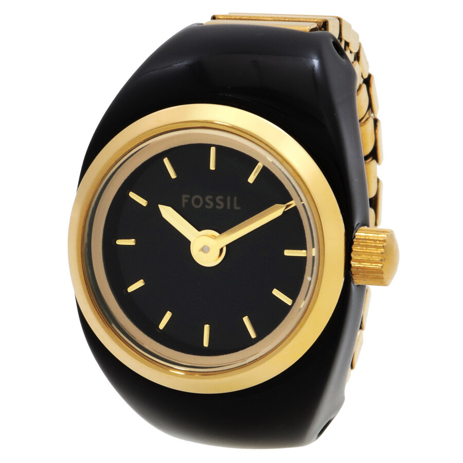 Fossil - Fossil Watch Ring Quartz Black Dial Ladies Watch ES5413 - 1