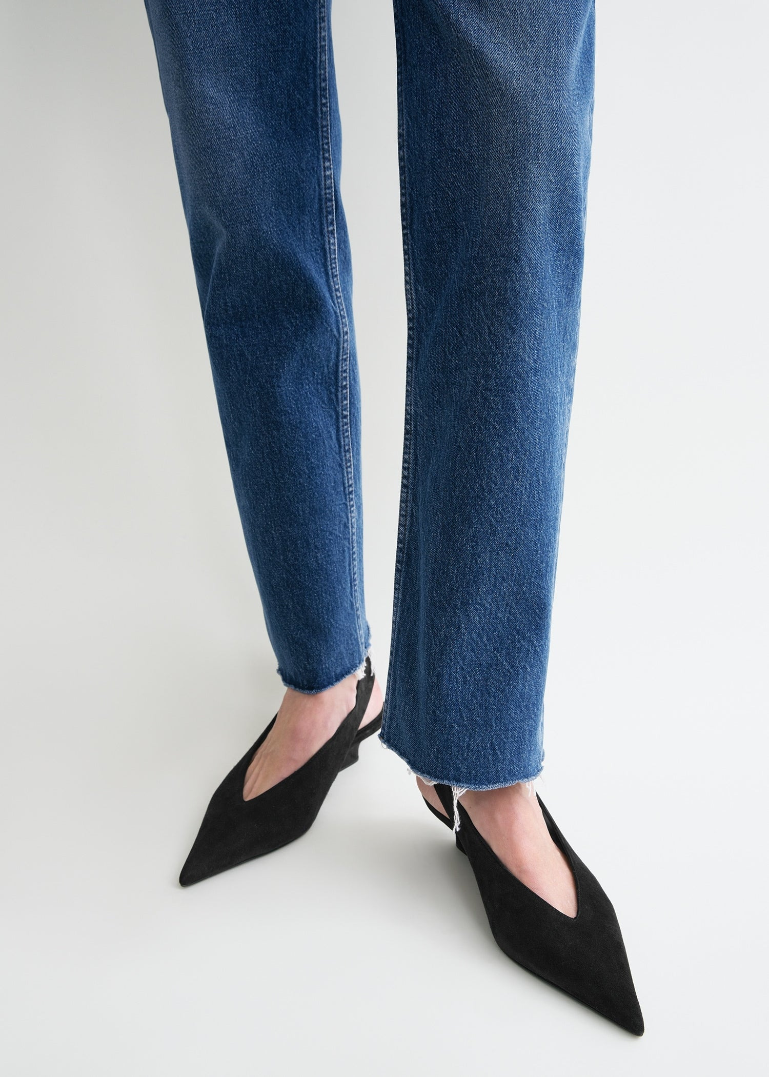 Classic cut denim mid blue - 5