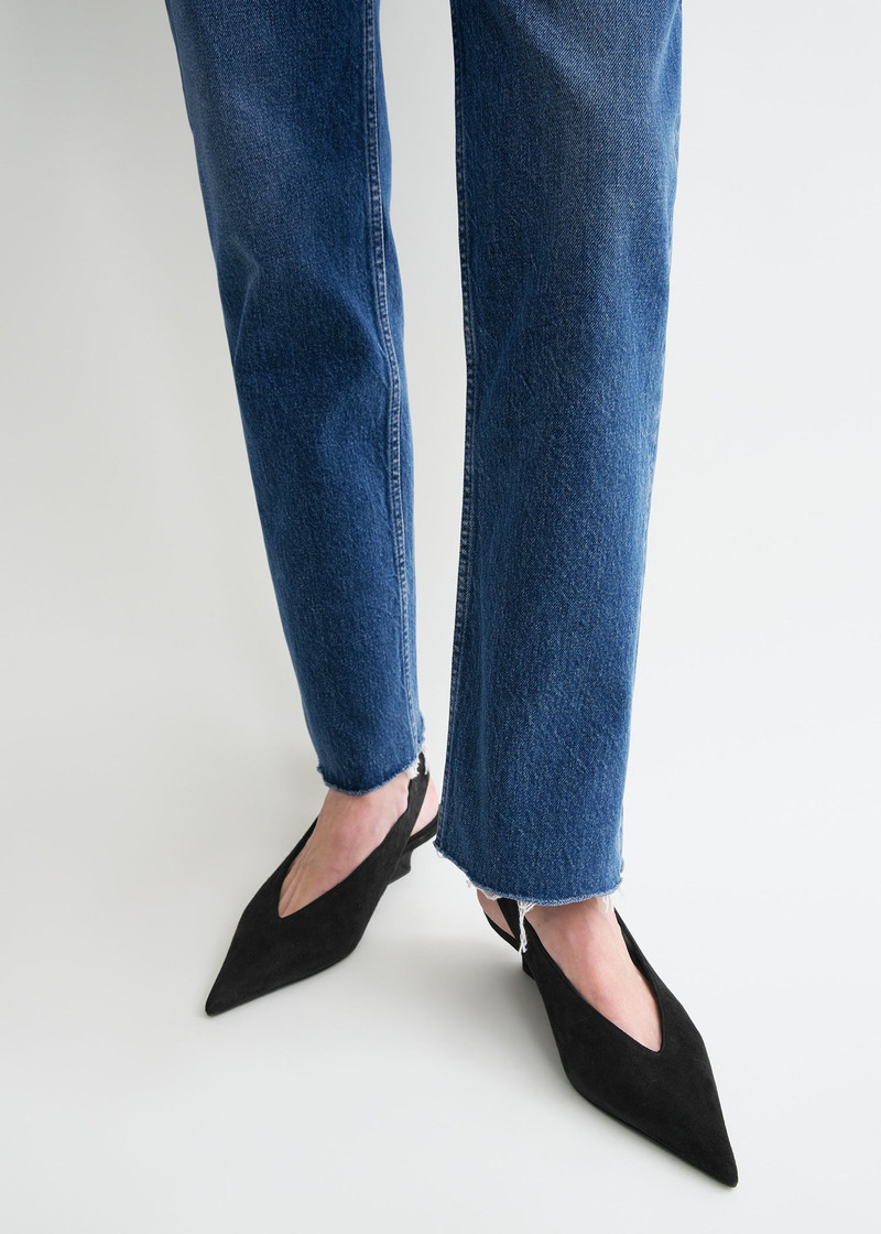 Classic cut denim mid blue 5