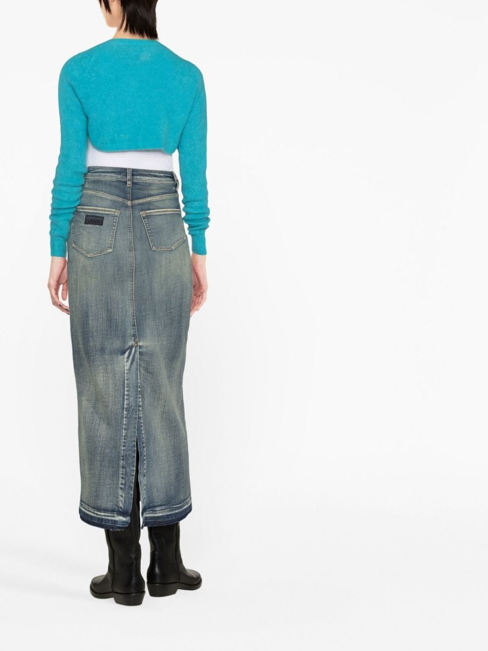 knitted cropped bolero - 3