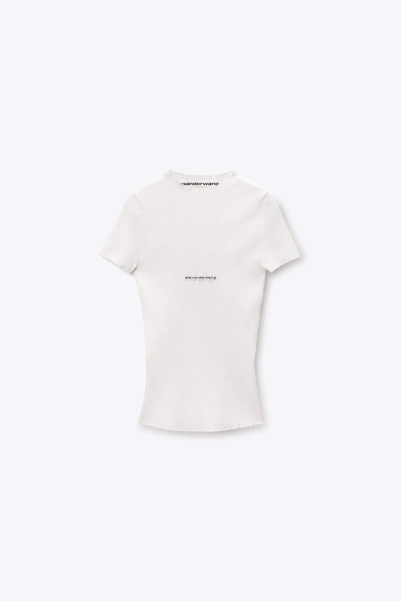knit logo baby tee - 1