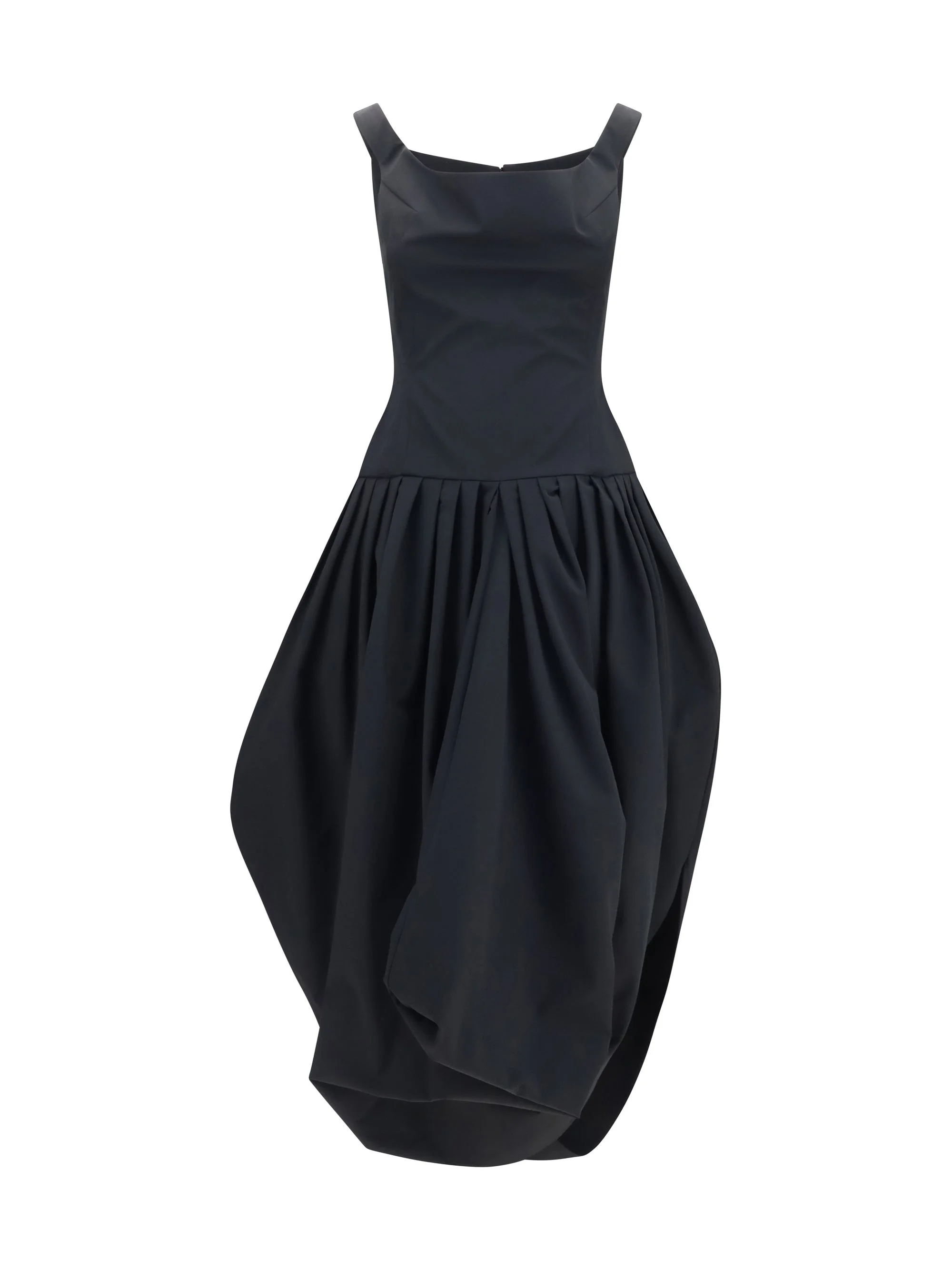 Magda Butrym Off-the-shoulder Midi Dress Black - 1