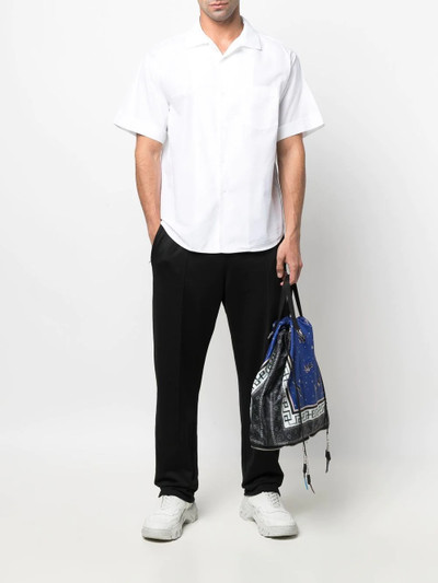 ih nom uh nit logo-print short sleeve shirt outlook