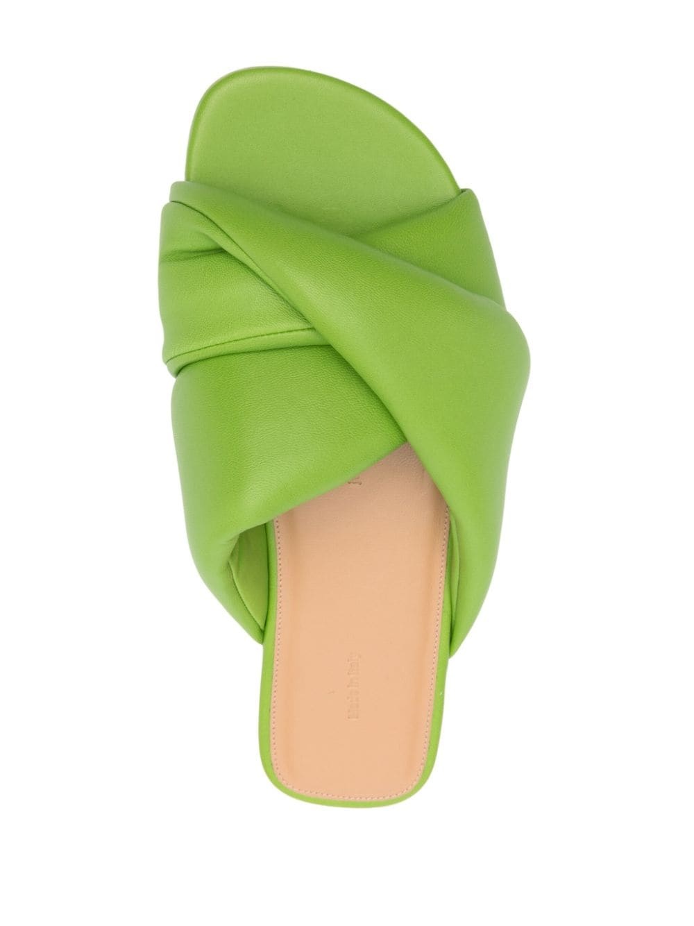 leather flat sandals - 4